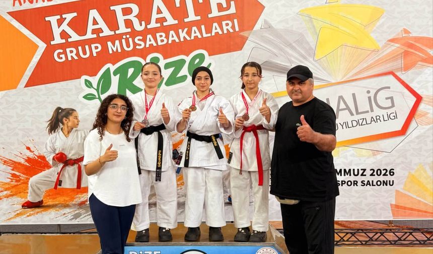 Erzincanlı Karateciler Rize'de Tarih Yazdı!
