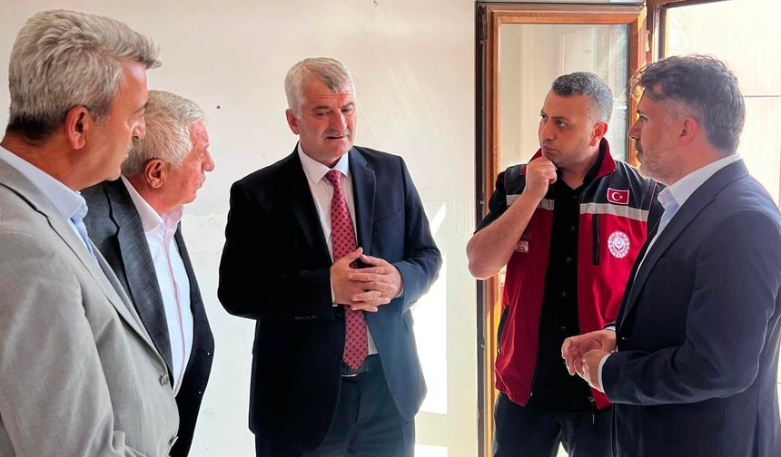 AK Parti Erzincan Heyeti Huzurevi Projesini İnceledi