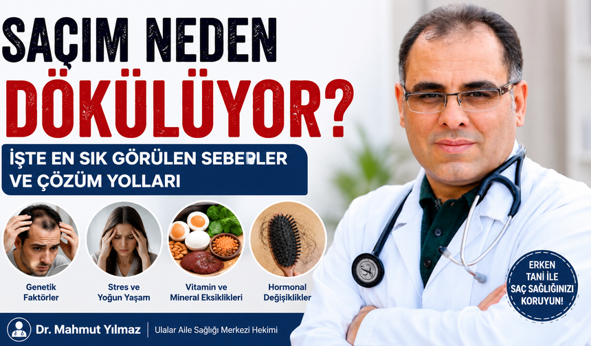 Saçım Neden Dökülüyor? İşte En Sık Görülen Sebepler ve Çözüm Yolları