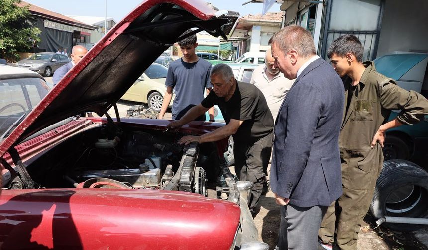 Vali Aydoğdu Sanayi Sitesinde sorunları yerinde görüştü