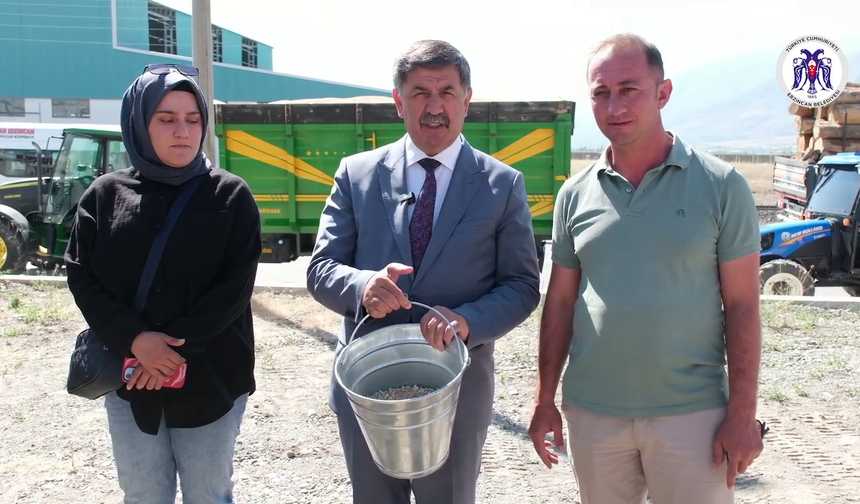 Erzincan'da hububat teslimatı başladı..