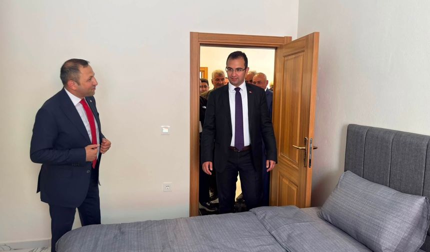 Kaymakam Mehmet Furkan Taşkıran, ilk açılışını gerçekleştirdi...