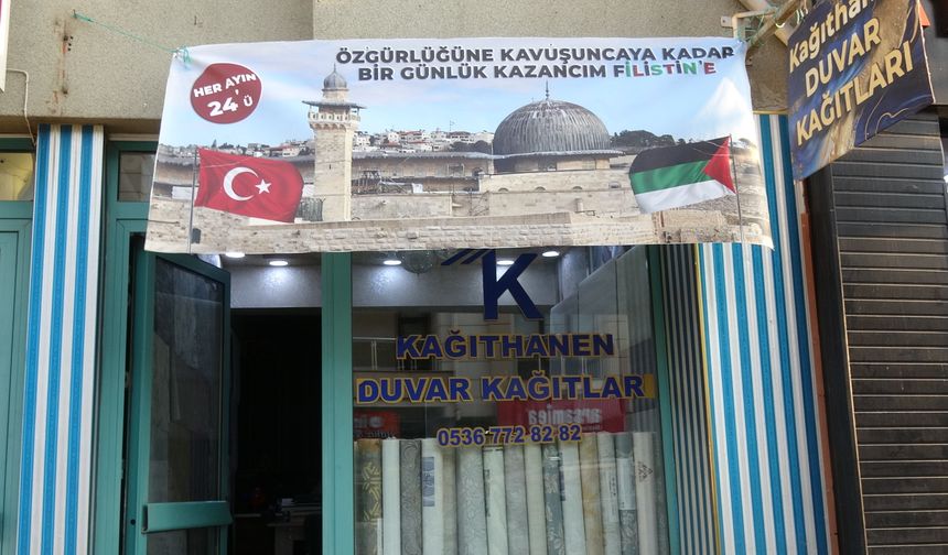 24 Erzincan İçin, 24 Gazze İçin! Esnaftan Dikkat Çeken Dayanışma