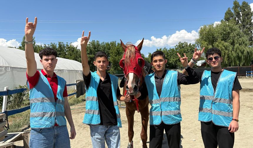Erzincan’da Ülkü Ocakları'ndan Gençlere Binicilik Eğitimi