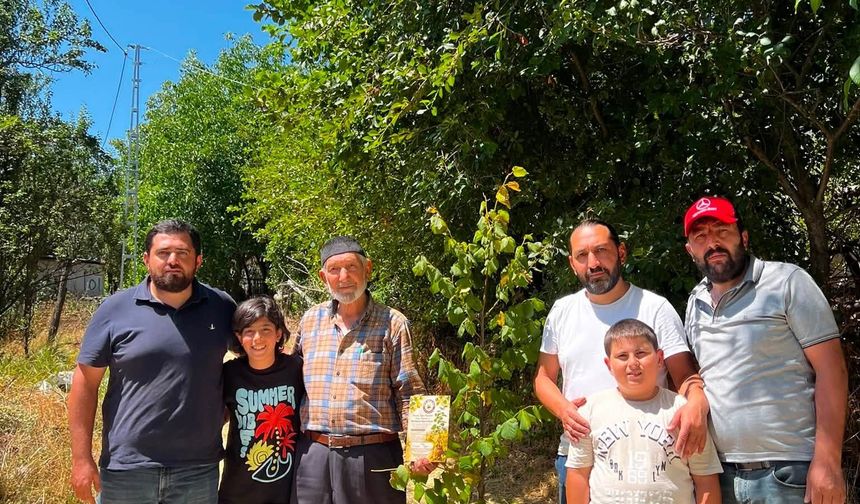 Erzincan'da Doğaya Miras Olacak Proje: Aşağı Sütlü Köyü'nde Herkese O Fidan Dağıtıldı...