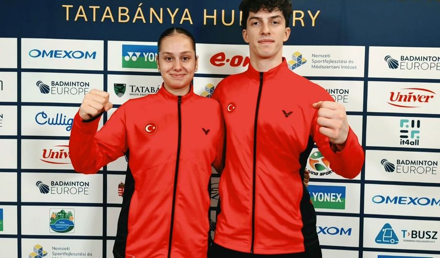 Erzincanlı Badmintonculardan Avrupa’da Derece Garanti!