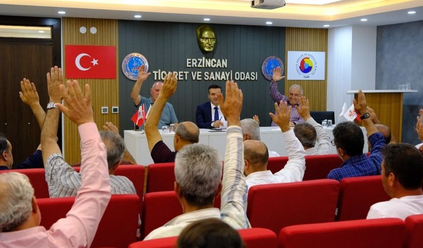 Erzincan TSO Ağustos Ayı Meclis Toplantısı'ndan Yeni Karar