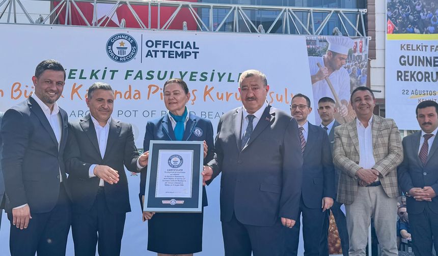 Erzincan’dan da Tanıklık Edilen Tarihi Rekor! Kelkit Guinness’e Girdi