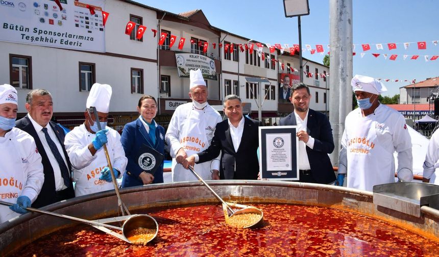 Erzincan’dan da Tanıklık Edilen Tarihi Rekor! Kelkit Guinness’e Girdi