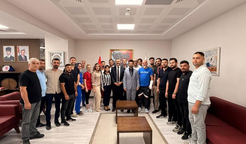 Öz Sağlık-İş’ten Başhekim Hakan Gökalp Taş’a Ziyaret