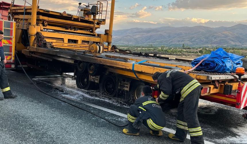 Erzincan'da İtfaiye Facianın Önüne Geçti