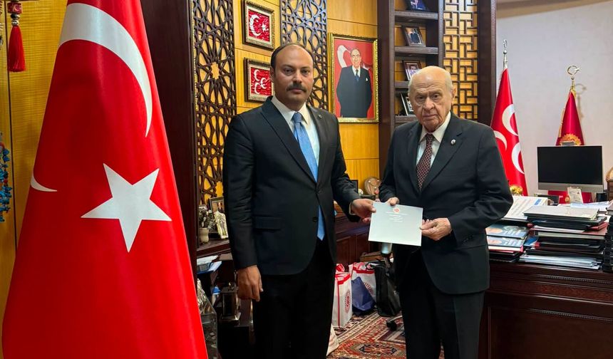MHP Erzincan’da Kongre Heyecanı! Özarslan, Bahçeli’nin Kapısını Çaldı