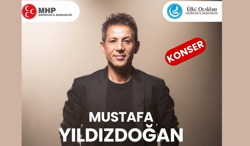 Mustafa Yıldızdoğan Erzincan’da Sahne Alacak