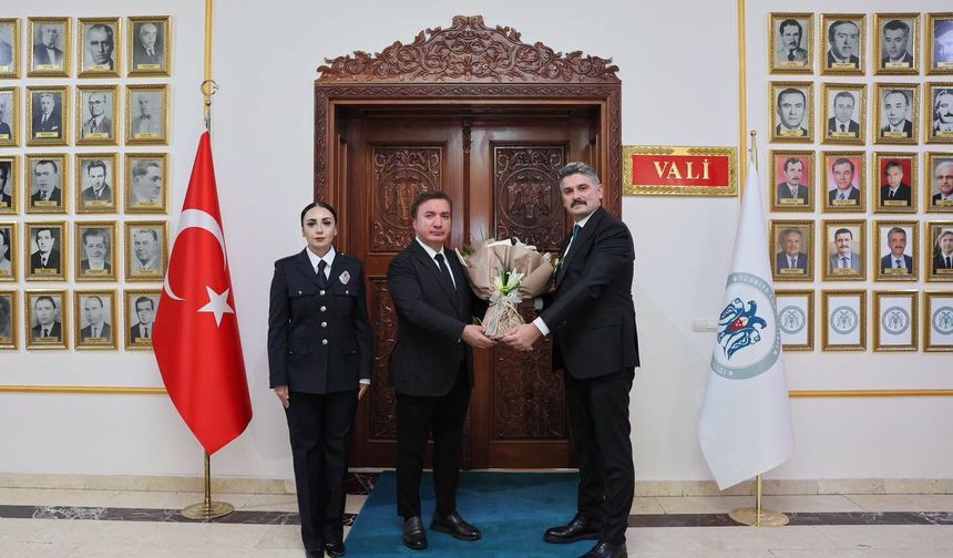 Vali Aydoğdu, Yeni Emniyet Müdürünü Kabul Etti