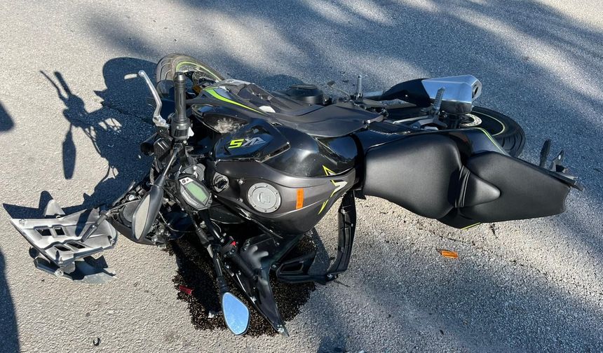 Erzincan’da Trafik Kazası! Motosiklet Sürücüsü Yaralandı
