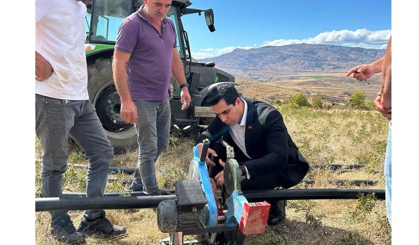 Kemah'ta tarımsal altyapıya yatırımlar devam ediyor