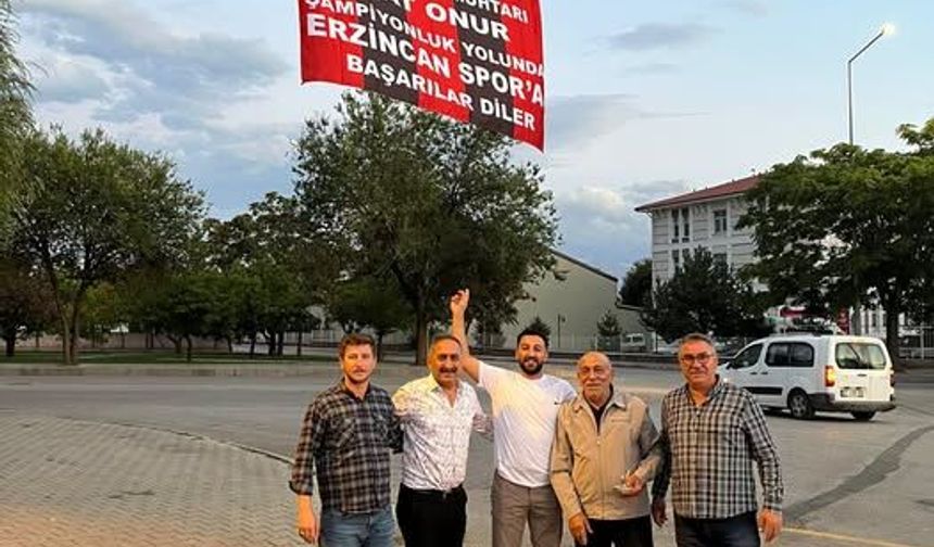 Mahallesine Erzincanspor Ruhu Taşıdı