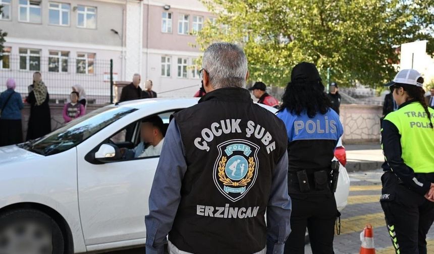 Erzincan’da "Güvenli Okul Önleri" Denetimi Yapıldı