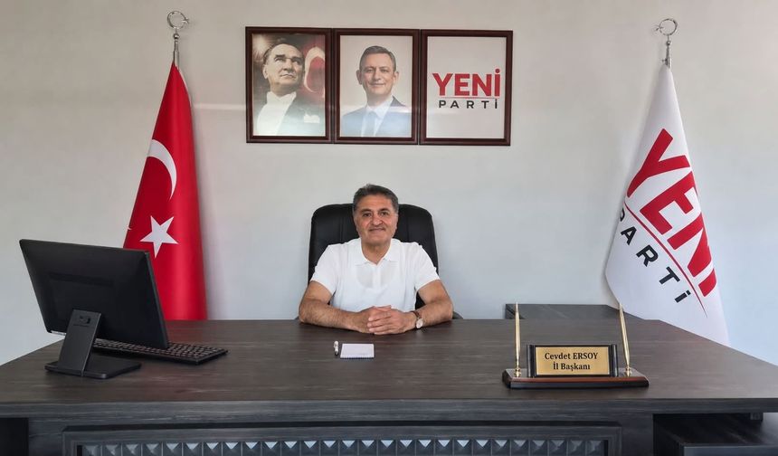 YENİ Parti Erzincan’da Sandık Kuruluyor