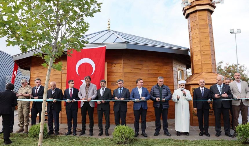 Ergan Dağı Camii Dualarla İbadete Açıldı