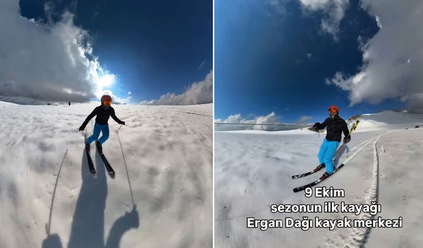 Ergan Dağı’nda Sezonun İlk Kayak Deneyimi