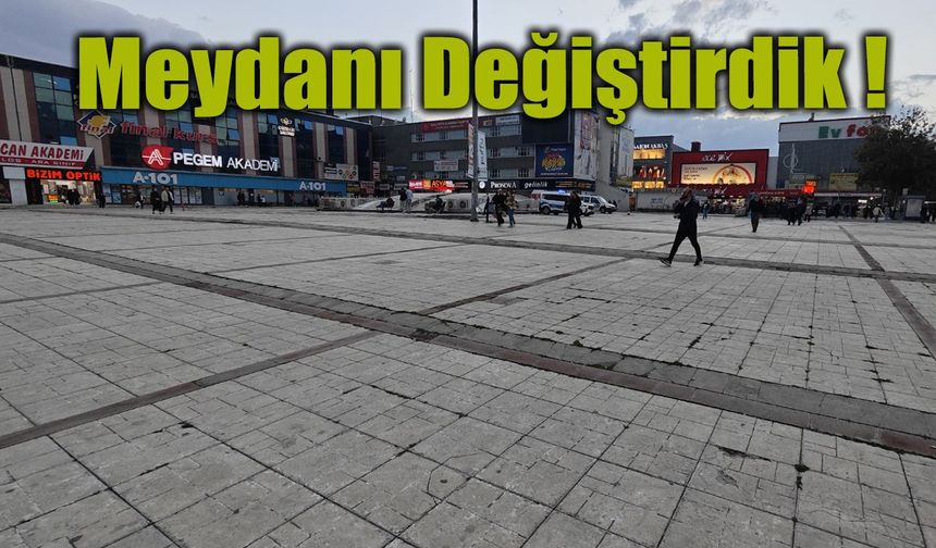 Erzincan Cumhuriyet Meydanı Böyle Olsa Nasıl Olur?