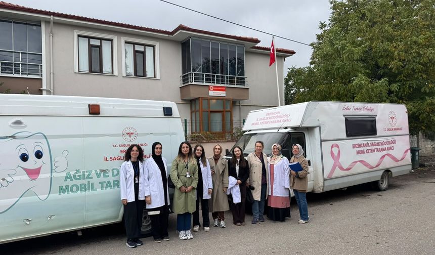 Erzincan’da 94 Kişiye Sağlık Taraması: 6 Kişi Hastaneye Yönlendirildi!