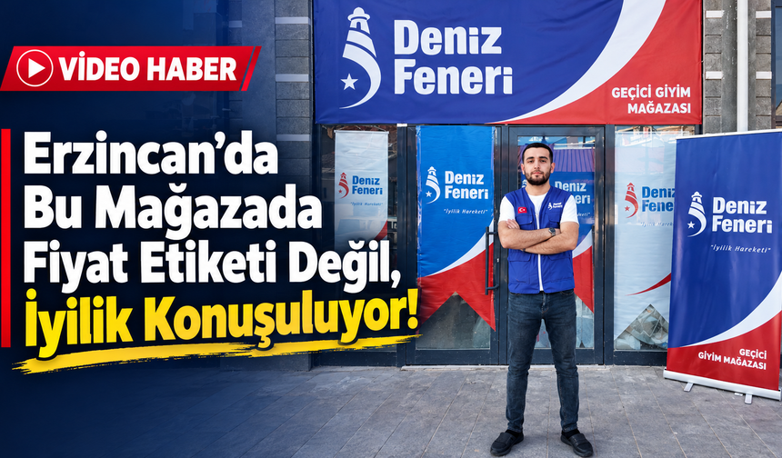 Erzincan'da Bu Mağazada Fiyat Etiketi Değil, İyilik Konuşuluyor!