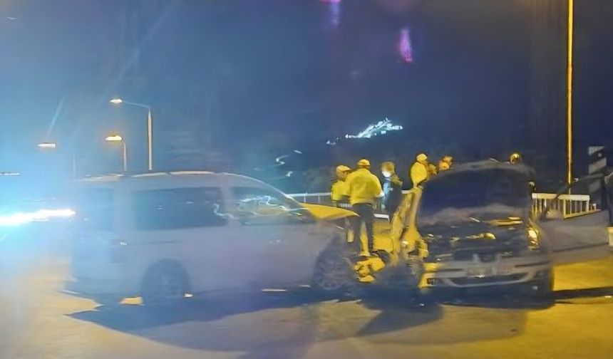 Erzincan’da İstasyon Köprüsü’nde Kaza
