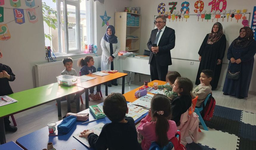İl Müftüsü Selim Yazıcı’dan 4-6 Yaş Kur’an Kursu’na Ziyaret