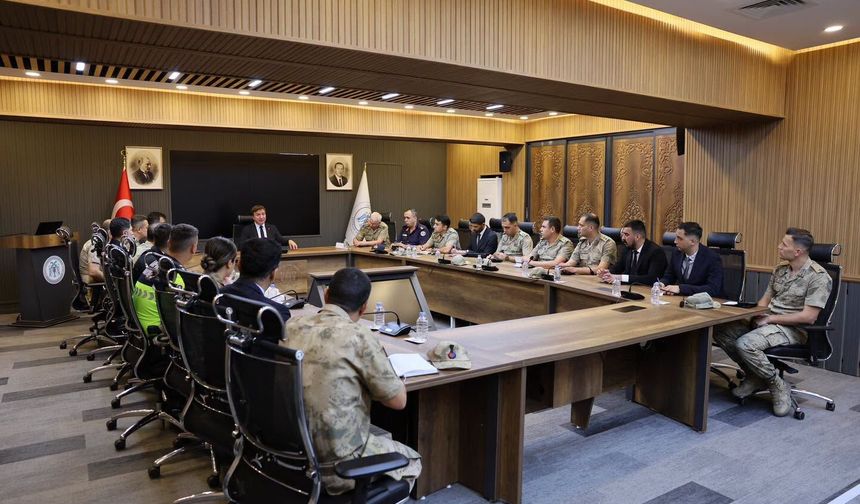 Jandarma Komuta Kademesi Valilikte Toplandı