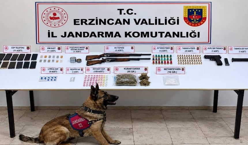 Erzincan’da Eylül Ayında 4 Tutuklama, Yüzlerce Yakalama