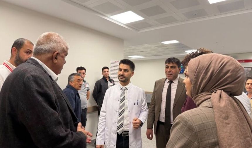 Mengücek Gazi Hastanesi’nde Hizmet Alanları Tek Tek İncelendi