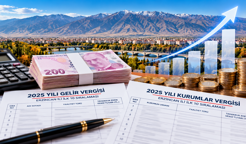 Erzincan’da 2025’in Vergi Şampiyonları Belli Oldu: İlk Sıralarda Kimler Var?