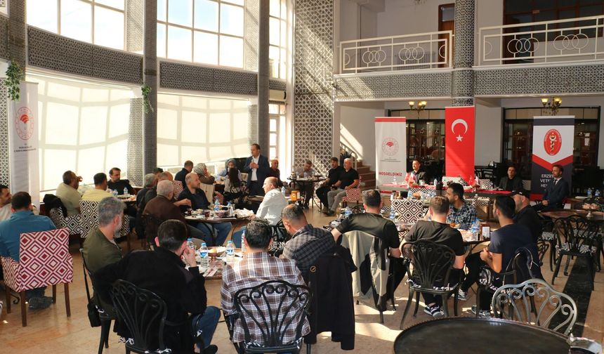 Erzincan’da Veteriner Hekimlerle Yeni Dönem İçin İstişare