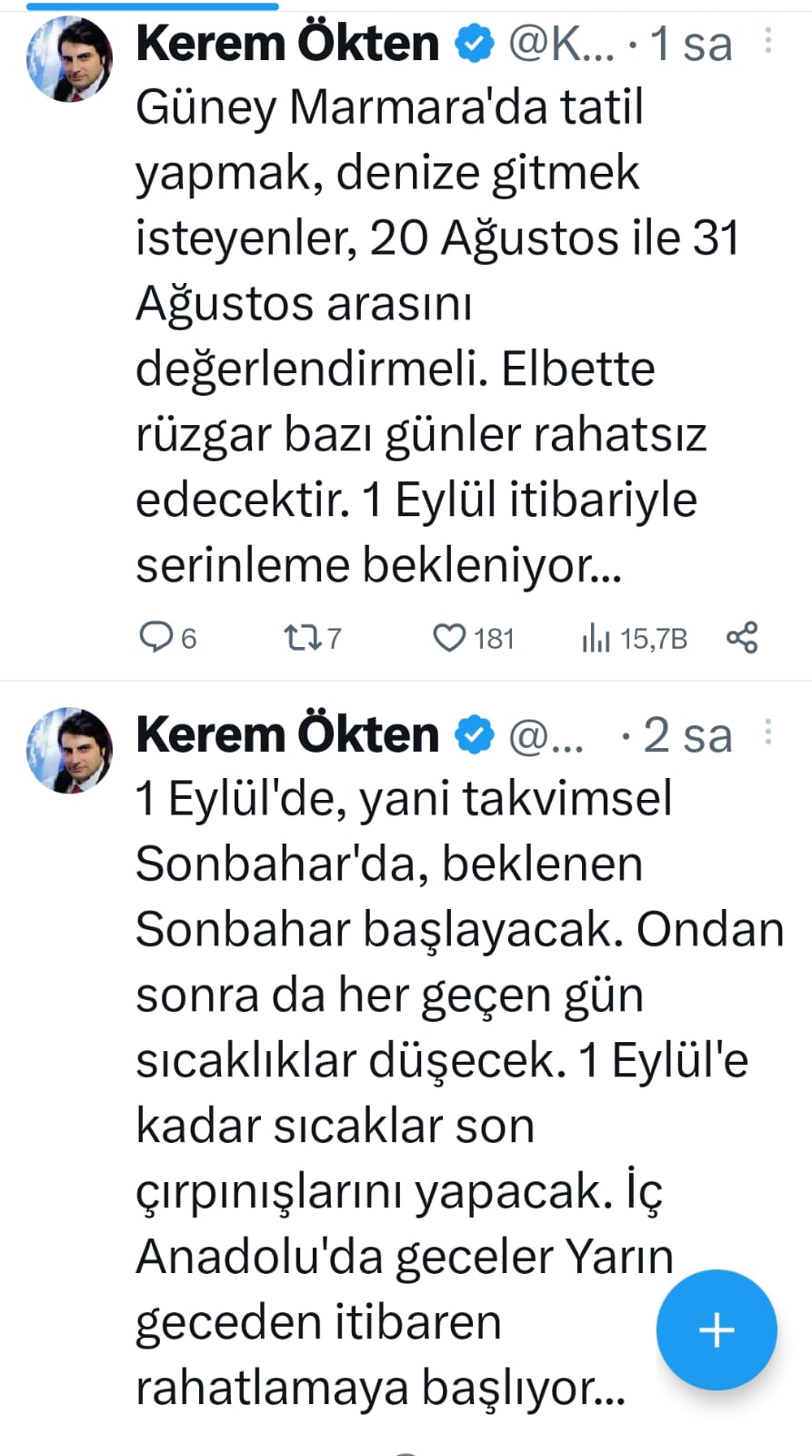 Kerem Ökten Meteoroloji