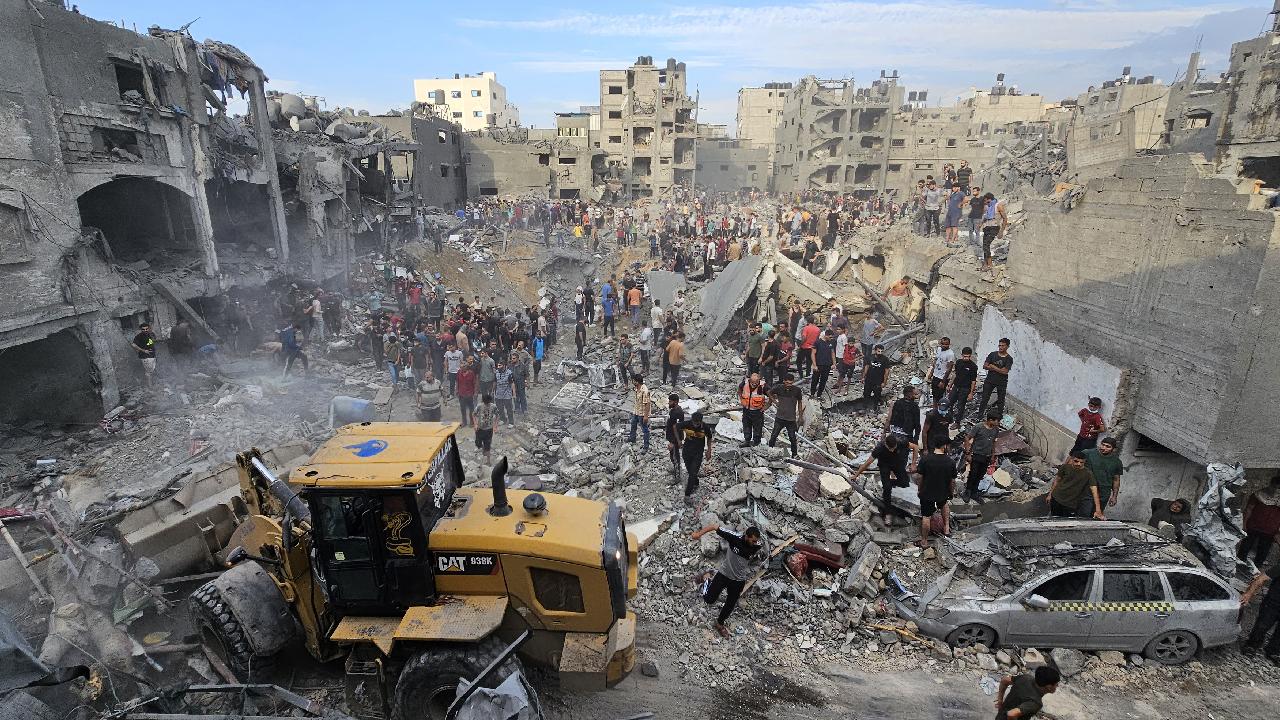Gazze'de oluşan fotoğraf kareleri