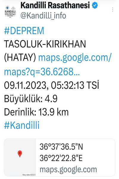 Hatay Deprem