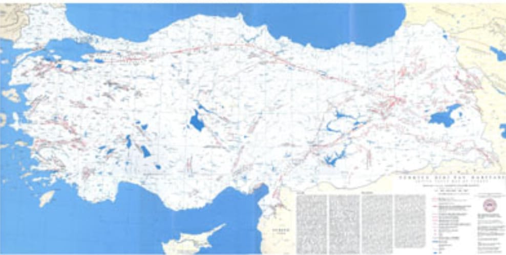 Türkiye Diri Fay Haritası 2