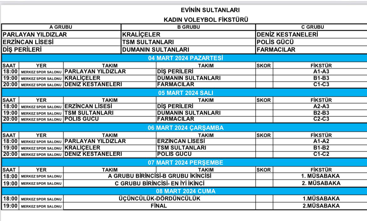 Kadın Voleybol Turnuvası