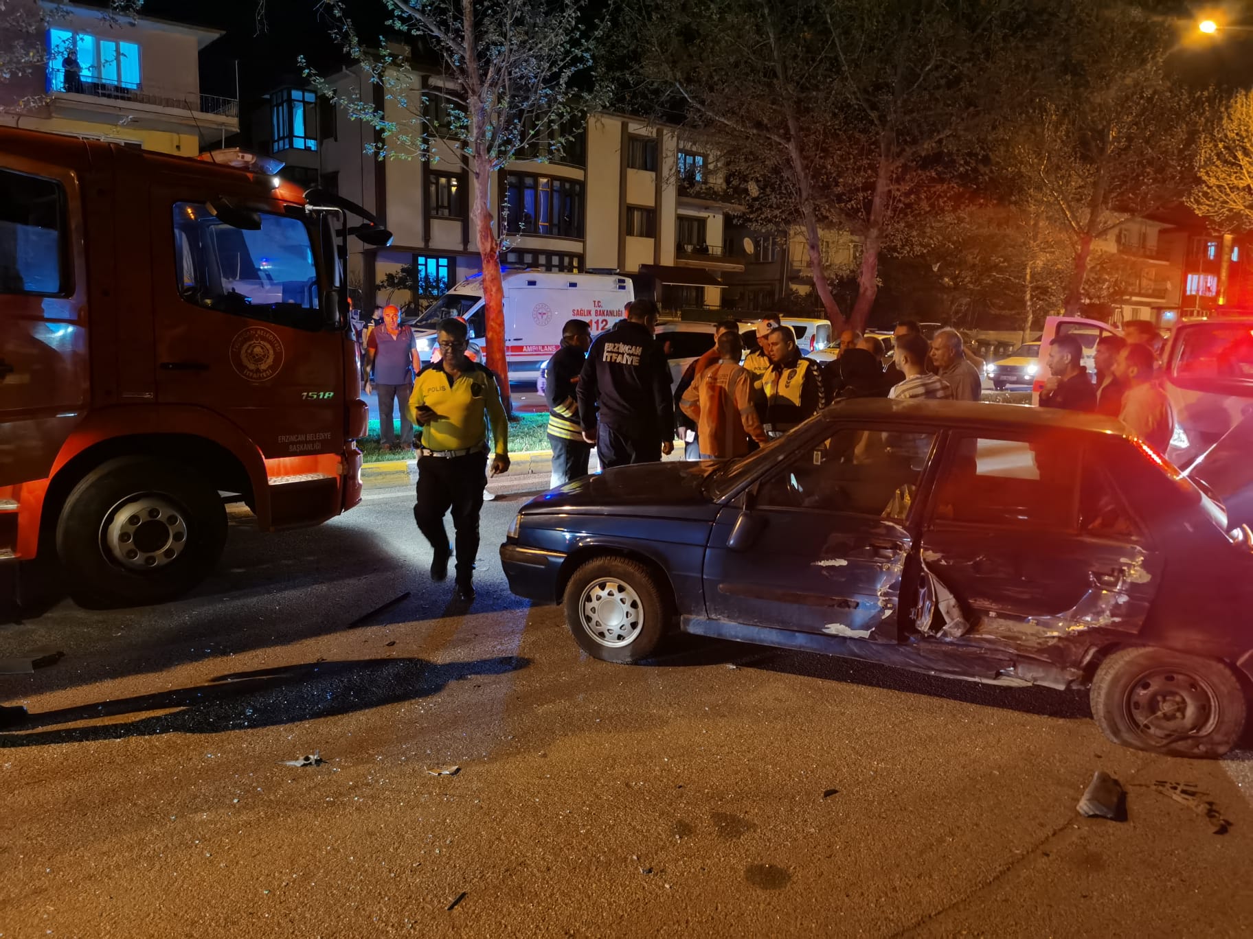 Erzincan Da Trafik Kazası (1)
