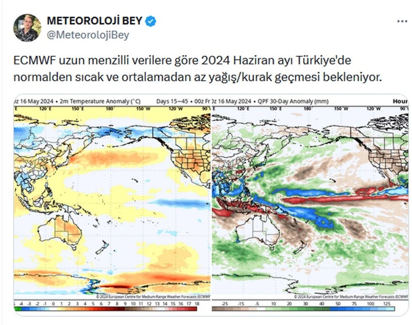 Türkiye’nin Haziran Ayı Böyle Geçecek 1