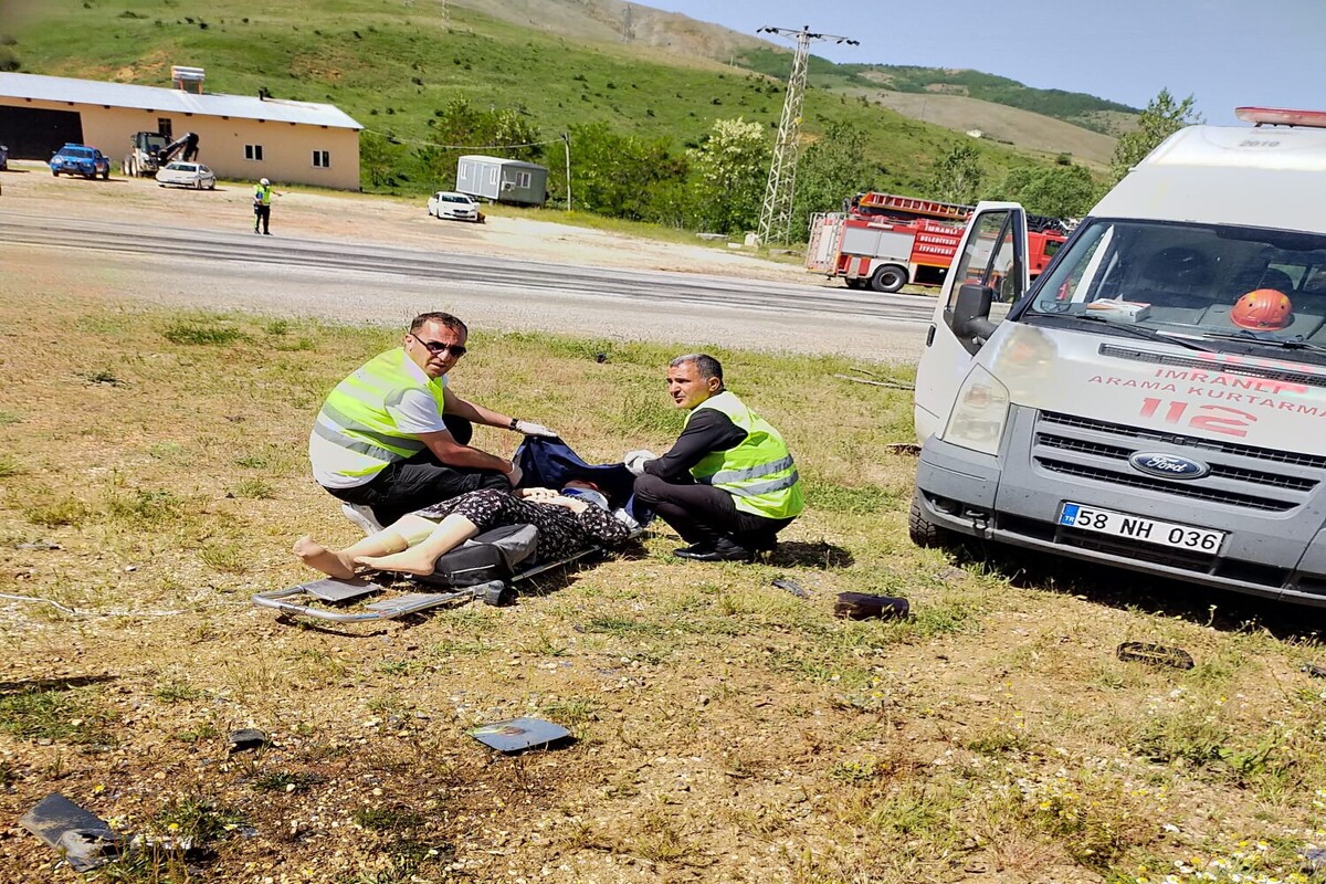 Erzincan Yolunda Otomobil Takla (2)