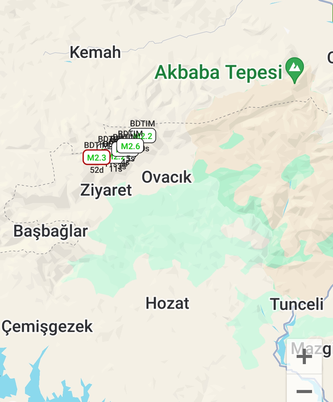 Tunceli 13 Deprem (1)