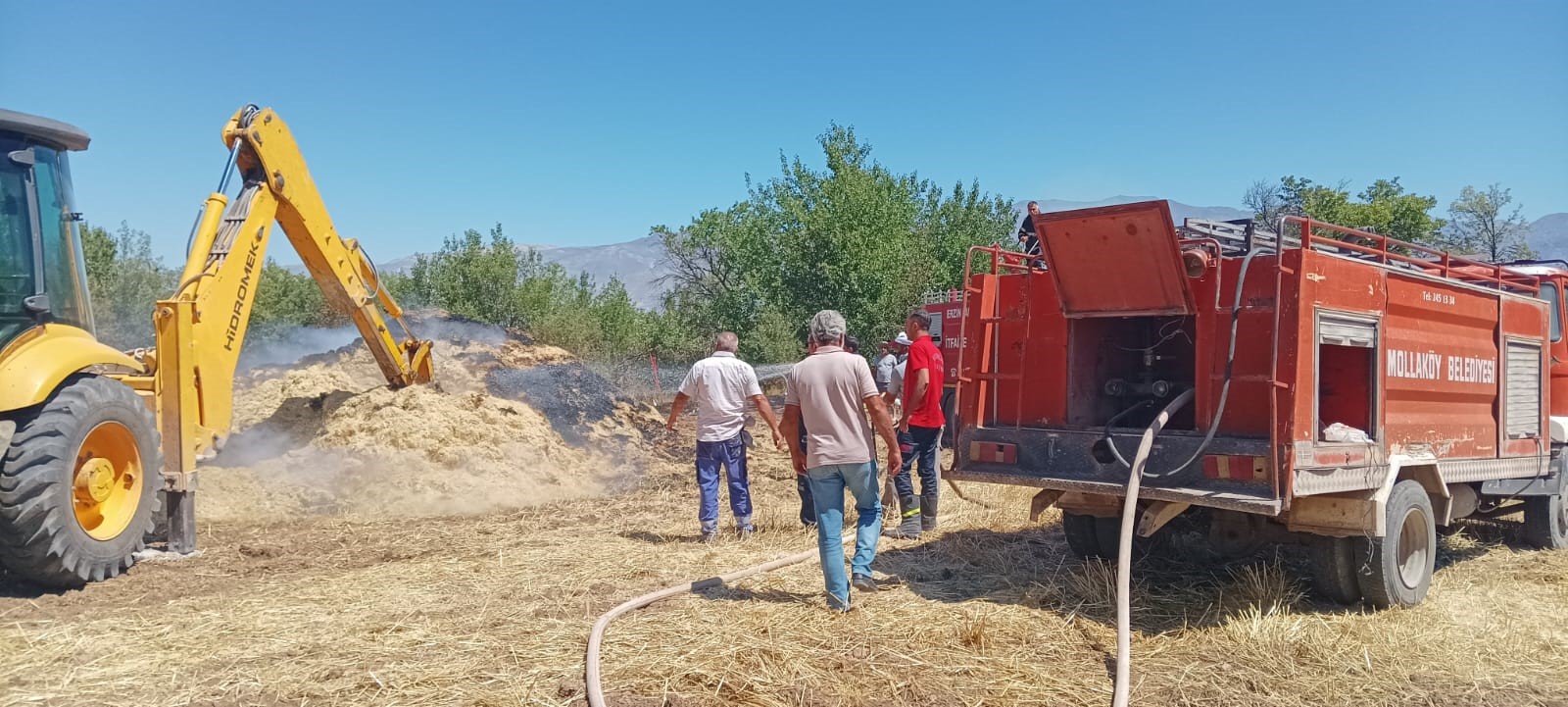 Erzincan’da Yangınların Sonu Gelmiyor!