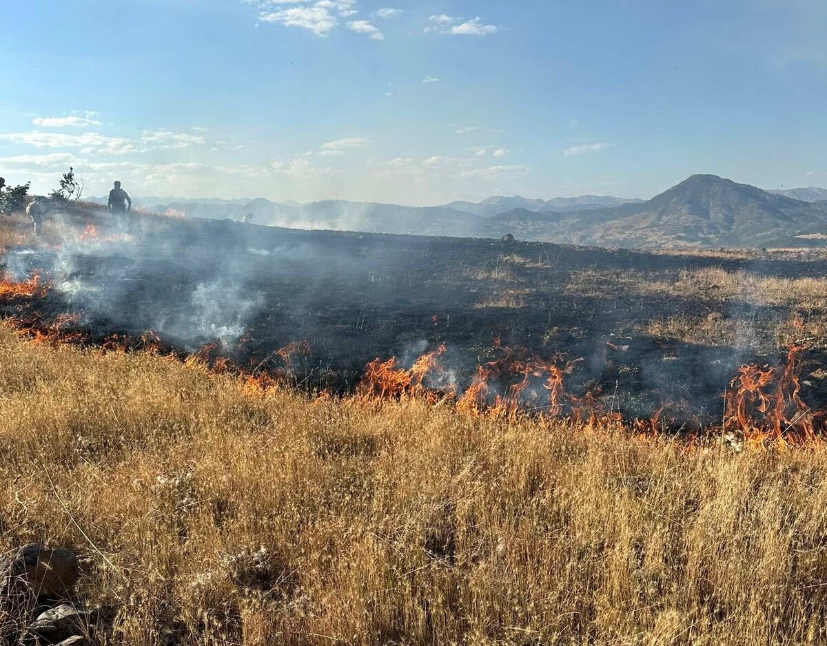 Tunceli’de Çıkan Yangına Asker M (1)