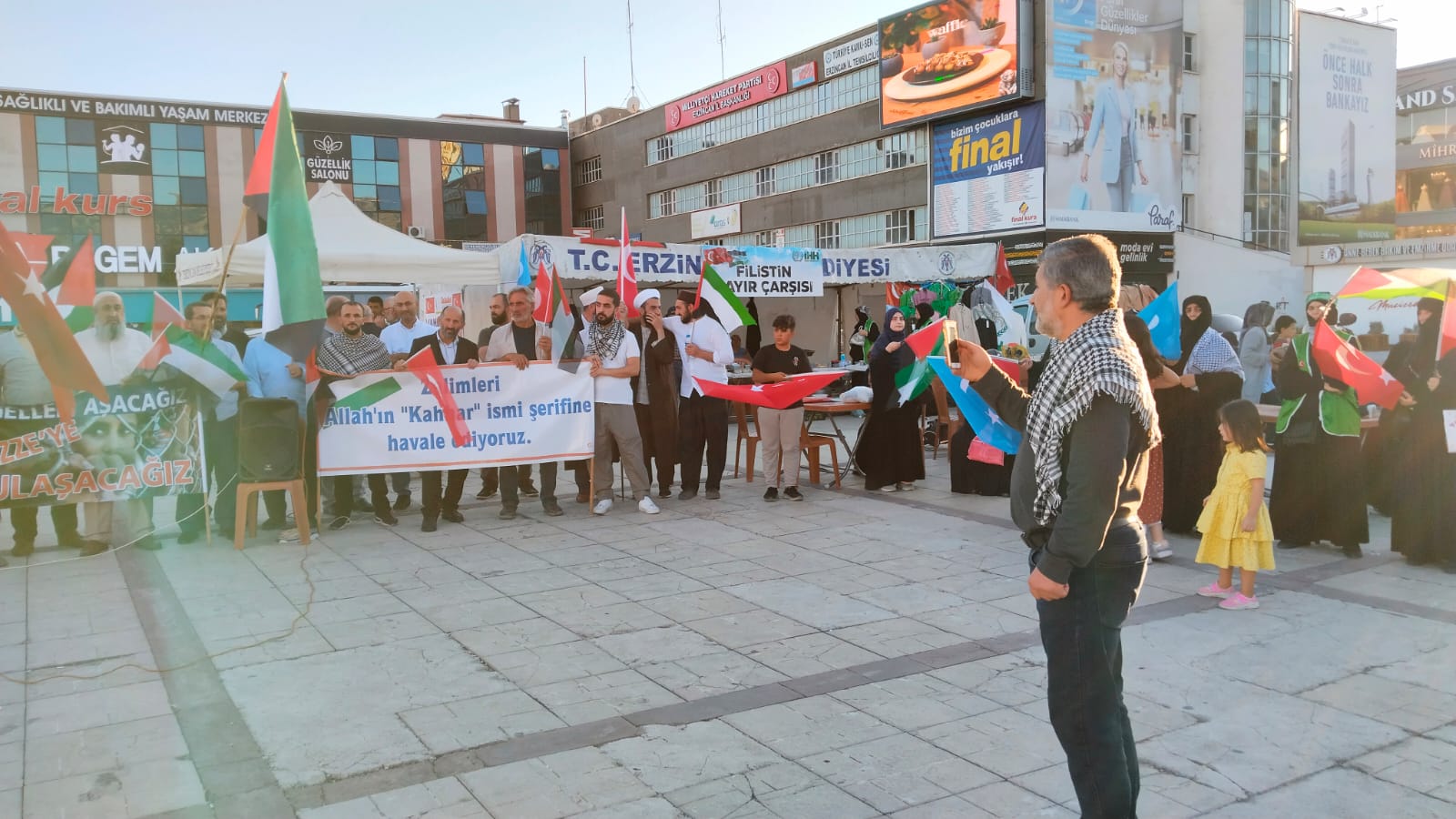 Erzincan’dan Yükselen Ses Gazze'de‘ Daha Ne Kadar Insan Ölecek’