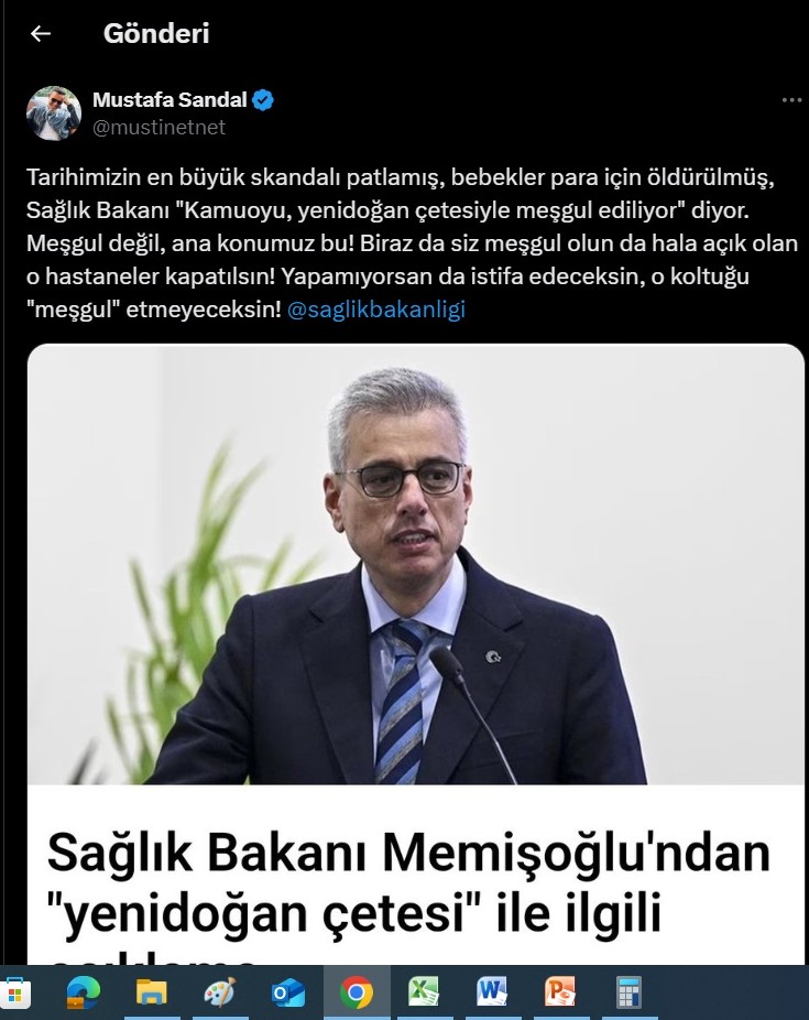 Erzincanlı Sanatçıdan Sağlık Bakanına Istifa Çağrısı1