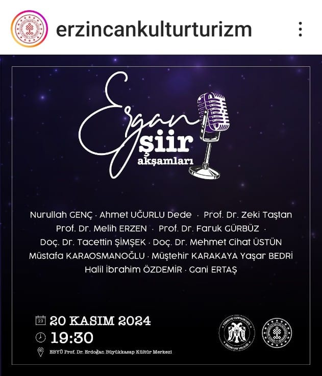 Ergan Şiir Akşamları