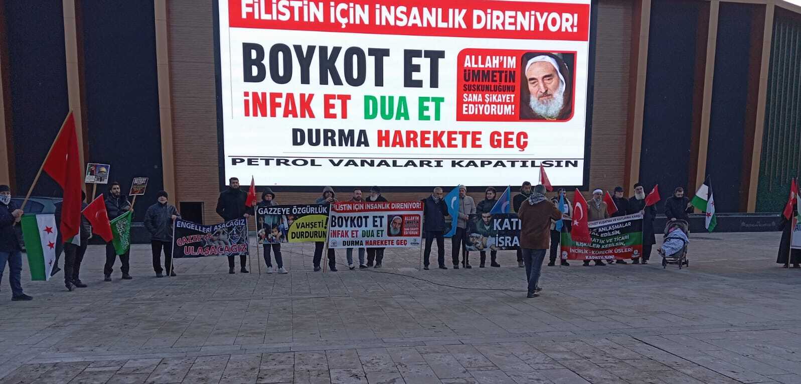 Erzincan'da Filistin'e Destek Go (1)